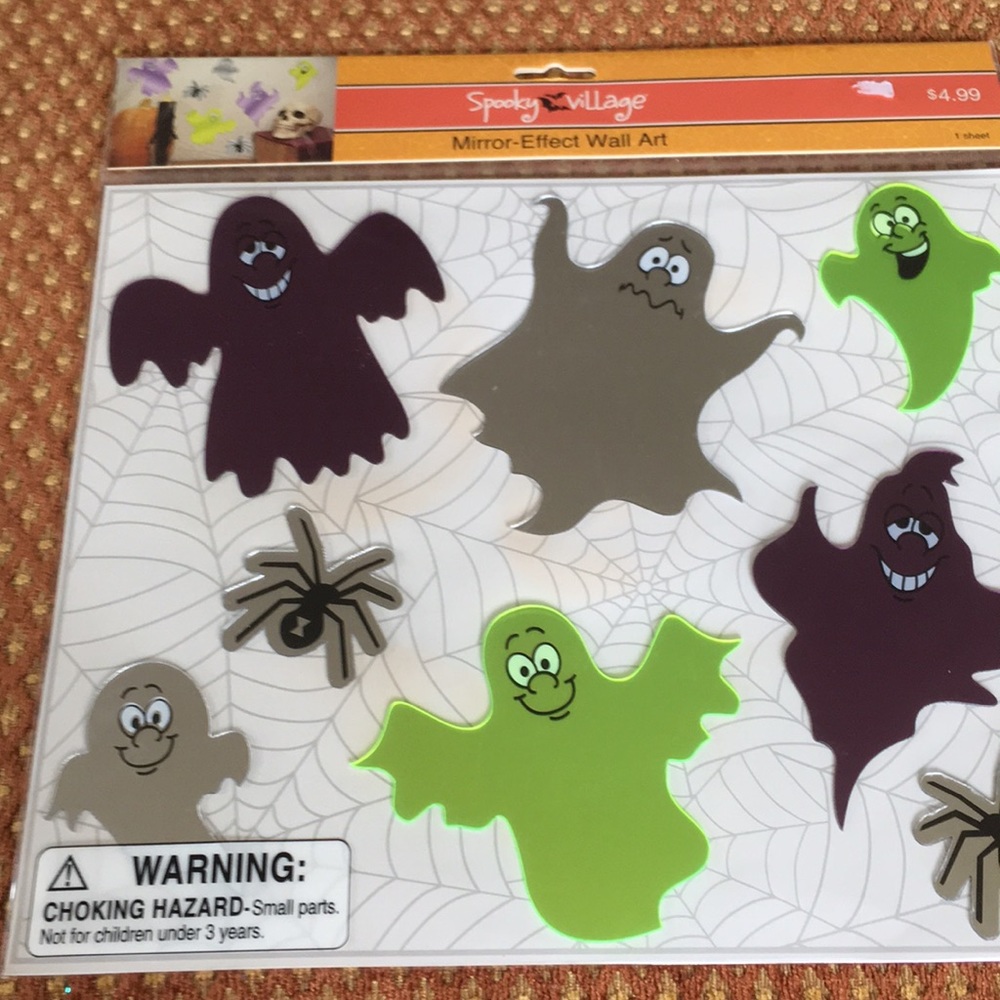 Halloween Mirror-Effect Wall Art